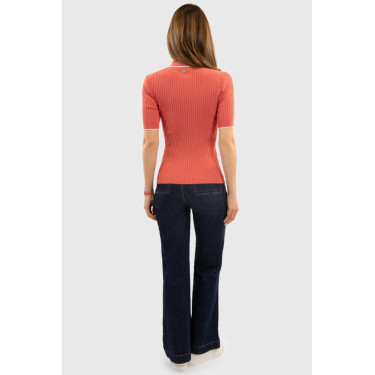 Polo Harcour Bethanie femme Pamplemousse Rose