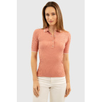 Polo Harcour Bethanie femme Rose aurore