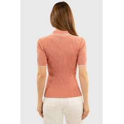 Polo Harcour Bethanie femme Rose aurore Polo Harcour Bethanie femme Rose aurore