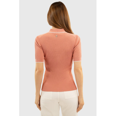 Polo Harcour Bethanie femme Rose aurore Polo Harcour Bethanie femme Rose aurore