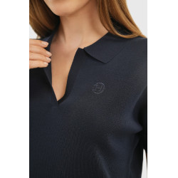 Polo Harcour Babeth femme Marine Bleu marine