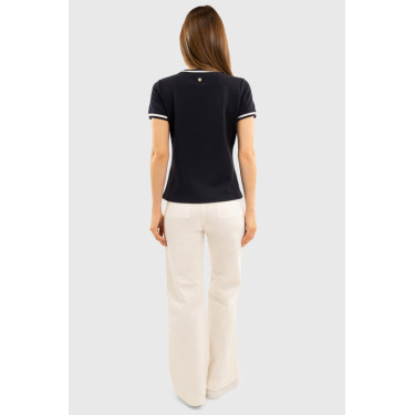 T-shirt Harcour Belsara femme Marine Bleu marine