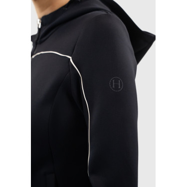 Sweat Zippé Harcour Bryssea Marine Bleu marine