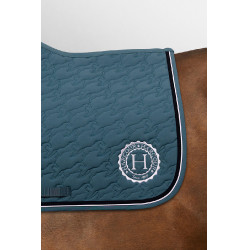 Tapis de selle Harcour Belle Paon Bleu
