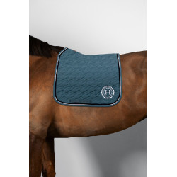 Tapis de selle Harcour Belle Paon Bleu
