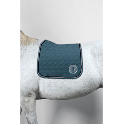 Tapis de selle Harcour Belle Paon Bleu