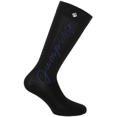 Chaussettes Equithème Jump Noir / violet