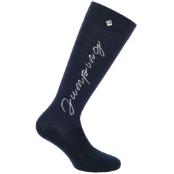 Chaussettes Equithème Jump Marine / argent Bleu
