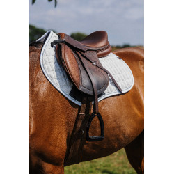 Tapis de selle Equithème Eclat Blanc