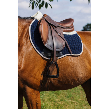 Tapis de selle Equithème Dinard Marine Bleu marine