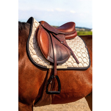 Tapis de selle Equithème Pretty Beige