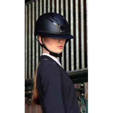 Galon amovible pour casque Lami-Cell Strass Noir