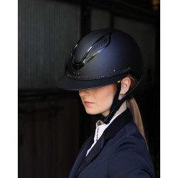Galon amovible pour casque Lami-Cell Strass Noir