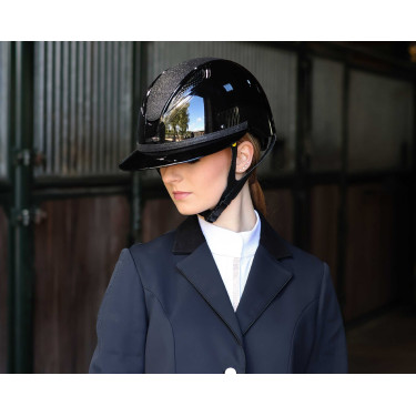 Galon amovible pour casque Lami-Cell Glitter Noir Galon amovible pour casque Lami-Cell Glitter Noir