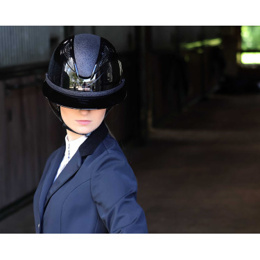 Galon amovible pour casque Lami-Cell Glitter Noir Galon amovible pour casque Lami-Cell Glitter Noir