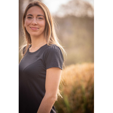 T-shirt Pénélope Techty manches courtes Gris