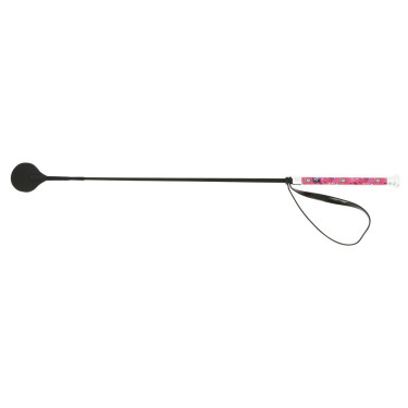 Cravache Whip & Go Soft Fantaisie Rose / argent
