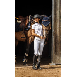Polo Equithème Riyadh Blanc