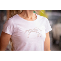 T-shirt Pénélope Iconic Strass Blanc