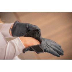 Gants d'équitation Pénélope Lyoni Marine Bleu marine