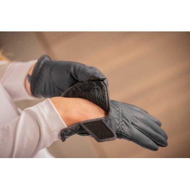 Gants d'équitation Pénélope Lyoni Marine Bleu marine