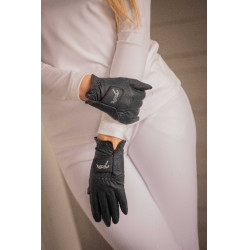 Gants d'équitation Pénélope Lyoni Marine Bleu marine