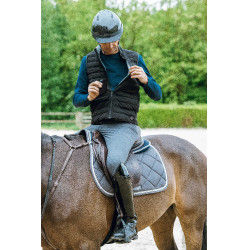 Gilet chauffant Equithème Charlie Noir