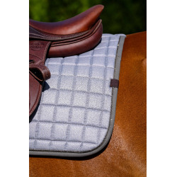 Tapis de selle Equithème Chic Gris