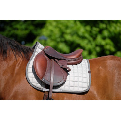 Tapis de selle Equithème Chic Gris clair