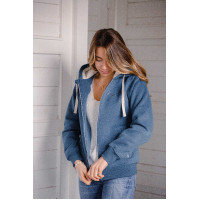 Sweat Pénélope Tressy Denim Bleu