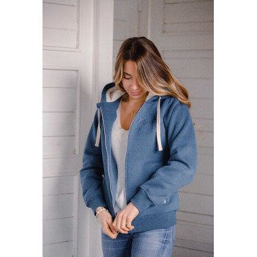 Sweat Pénélope Tressy Denim Bleu Sweat Pénélope Tressy Denim Bleu
