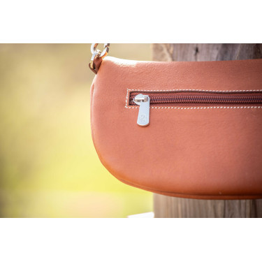 Sac banane Pénélope Smile Cognac Marron