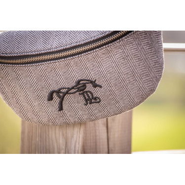 Sac banane Pénélope Chevron Noir