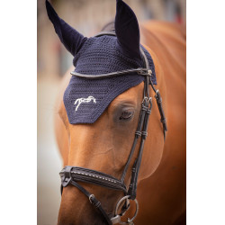 Bonnet chevaux Pénélope Coton Marine Bleu marine Bonnet chevaux Pénélope Coton Marine Bleu marine