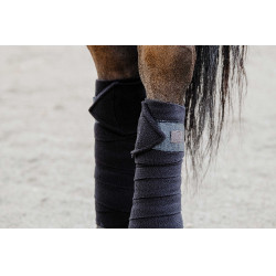 Bandes de polo Equithème par 4 Noir