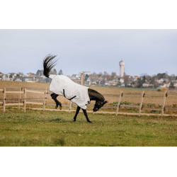 Couverture PVC Equithème Anti UV Blanc