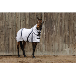 Couverture Equithème Mesh blanc