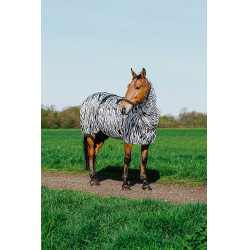 Couverture anti-eczéma zèbre Riding World Zèbre noir / blanc Motifs