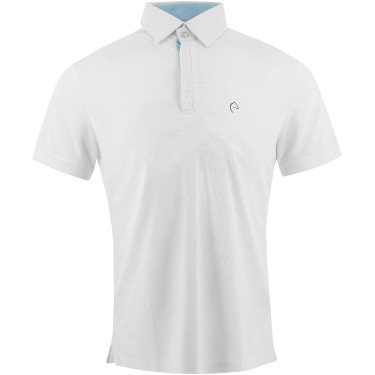 Polo mesh Equithème Edy Blanc