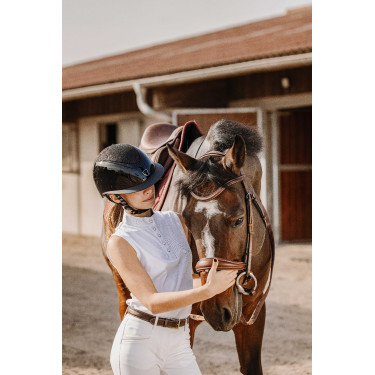 Polo mesh Equithème Molly Blanc