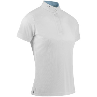 Polo mesh Equithème Betty Blanc