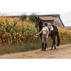T-shirt Equithème Marion Taupe Marron