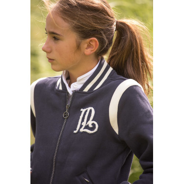 Sweat Pénélope University Marine / off white Bleu marine