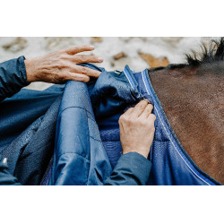Sous-couverture Equithème Classic Bleu marine