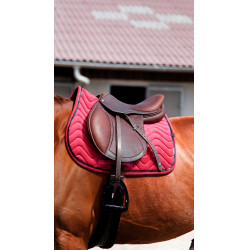 Tapis de selle Equithème Glossy Framboise Rouge Tapis de selle Equithème Glossy Framboise Rouge