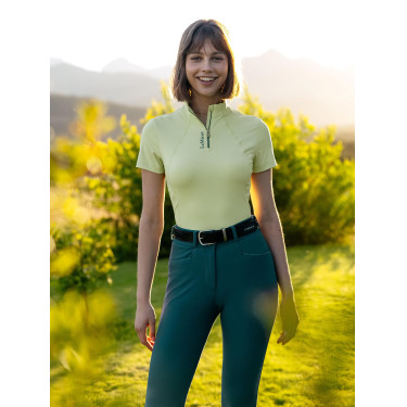 Base Layer LeMieux Classique manches courtes Macaron Blanc