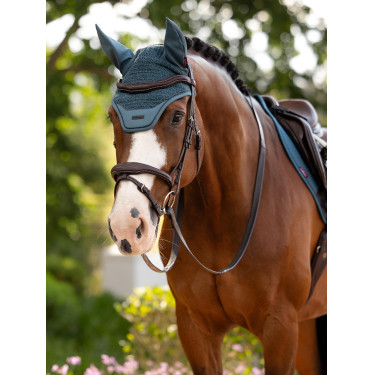 Bonnet anti-mouches LeMieux Essence Jungle Blanc