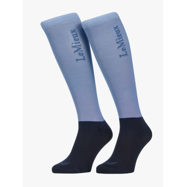 Chaussettes de concours LeMieux Sparkle Powder blue