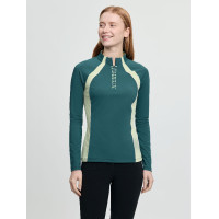 Maillot de corps LeMieux tissu mesh Philippa femme Juniper Violet