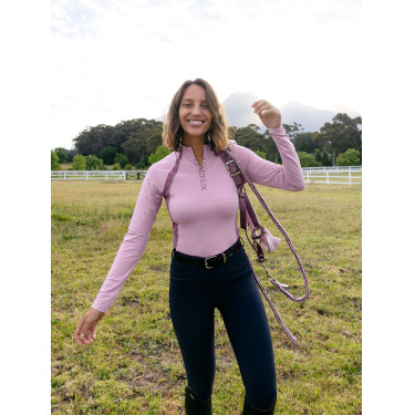 Maillot de corps LeMieux tissu mesh Philippa femme Fondant